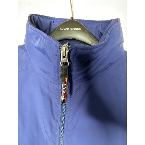 Vintage L.L. Bean 80's jacket fully thinsulate lined hidden hood in navy size XL - Picture 4 of 12